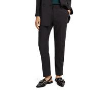 Scotch & Soda Lowry - Mid Rise Slim Leg Drapey Pants Charcoal size W28L32 | Formal Pants Outlet | Women | Black W28L32