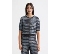 Scotch & Soda Lurex Jacquard Knitted Tee Charcoal Art size S | Knitted Sweaters Outlet | Women | Black S
