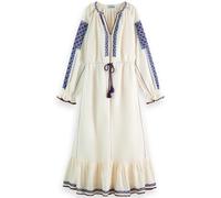 Scotch & Soda Maxi Dress With Embroidery Details Soft Ice size 38 | Maxi Dresses Outlet | Women | White 38