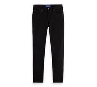 Scotch & Soda Men Skim Skinny-Fit Jeans Casual Trousers, Stay Black, 33-36