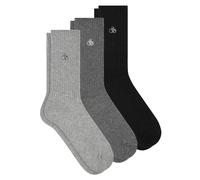 Scotch & Soda Non Terry Casual Crew Socks 3 Pairs Black,Grey EU 35-42 Man