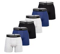 Scotch&Soda Mens Boxer Shorts 6-Pack Solid Cotton Stretch