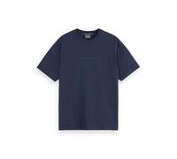 Scotch & Soda Relaxed Fit Logo Short Sleeve T-shirt Blue M Men