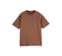 Scotch & Soda Mens Chest Logo T-Shirt, Soft Silt, L UK