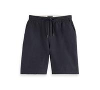 Scotch & Soda Men's CORE-Fave-Cotton-Linen Twill Bermuda Short, Black, 31W