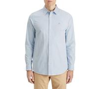 Scotch & Soda Men's Core-Oxford Shirt, Blue Stripe, XL