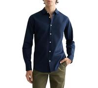Scotch & Soda Men's Core-Poplin Solid Shirt, Night, S