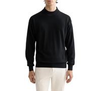 Scotch & Soda Core - Dropped Shoulder Mock Neck Pullover Black