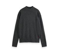 Scotch & Soda Men's Dropped Shoulder Pullover Mock Neck Sweater, Moondust, S