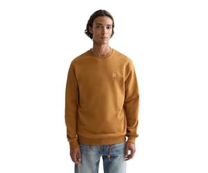 Scotch & Soda Men's Essential Badge Logo Crewneck Sweatshirt, Cathay Spice 210, L