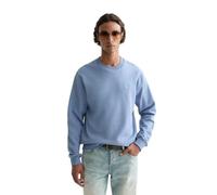 Scotch & Soda Men's Essential Badge Logo Crewneck Sweatshirt, Infinity 410, XL