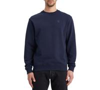 Scotch & Soda Mens Essential Badge Logo Crewneck Sweatshirt, Night, L UK