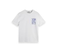 Scotch & Soda Men's Essential Logo T-Shirt, Bright White, L