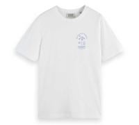 Scotch & Soda Men's Essential Logo T-Shirt, White 101, XL