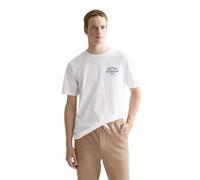 Scotch & Soda Men's Front Left Chest Artwork T-Shirt, Bright White 101, L