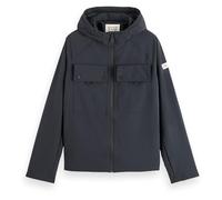 Scotch & Soda Men's Hooded Softshell Jacket Anorak, Black 0008, L