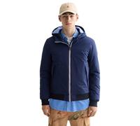 Scotch & Soda Men's Hooded Softshell Jacket Padded, Peacoat, L