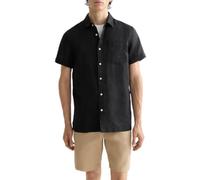Scotch & Soda Men's Linen Ss Shirt, Black, M
