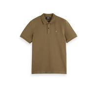 Scotch & Soda Men's Logo Polo Shirt, Golden Brown, M