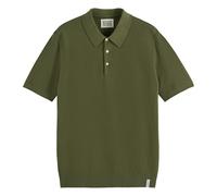 Scotch&Soda Mens Polo Shirt - Core Structured Knitted Regular Fit Polo, Short