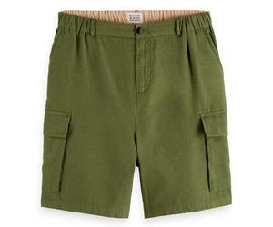 Scotch & Soda Men's Regular-Fit Cargo Shorts, Army, XXL