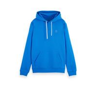 Scotch & Soda Men's Seasonal core-Badge Logo Hoodie Hooded Sweatshirt, League Blue, M