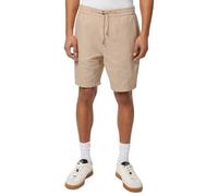 Scotch & Soda Men's Seasonal core-Fave Cotton/Linen Twill Bermuda Shorts, Soft Camel, 36W