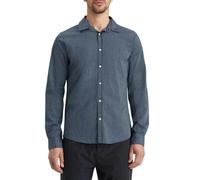Scotch & Soda Men's Seasonal Essentials Poplin Shirt, Night Stripe 6333, M