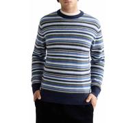 Scotch & Soda Mens Soft Knit Striped Regular Fit Pullover Sweater, Peacoat Multi Stripe 410, S UK