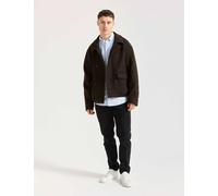 Scotch & Soda Men's Wool Blend Chore Jacket - Dark Brown, Dark Brown