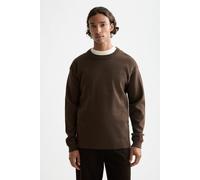 Scotch & Soda Merino Double Face Dropped Shoulder Crewneck Demitasse size L | Sweaters Outlet | Men L