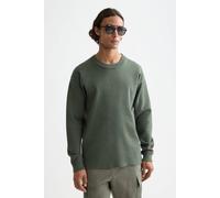 Scotch & Soda Merino Double Face Dropped Shoulder Crewneck Thyme size M | Sweaters Outlet | Men M
