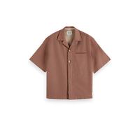 Scotch & Soda Micro Geo Print Short-sleeved Shirt Aurora Red Micro Check size S | Casual Shirts Outlet | Men | Red S