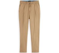 Scotch & Soda Morton - Pleated Cotton-nylon Poplin Jogger Desert Sand size W33L32 | Sweatpants Outlet | Men | Brown W33L32