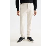 Scotch & Soda Mott - Tailored Knitted Yarn Dyed Chino Off White Melange size W38L34 | Chinos Outlet | Men | White W38L34