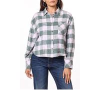 Scotch & Soda Oversized Cropped Shirt Balsam Green/orchid Petal size XS | Button-Down Shirts Outlet | Women | Green XS