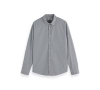 Scotch & Soda Poplin Micro Check Shirt Blue Check size S | Casual Shirts Outlet | Men | Blue S