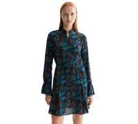 Scotch & Soda Womens Printed Long Sleeve Mini Casual Dress, Pheasant U023, 40 UK