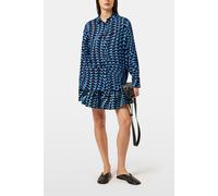 Scotch & Soda Printed Relaxed Fit Shirt House Of Mirrors Blue size 42 | Button-Down Shirts Outlet | Women | Blue 42