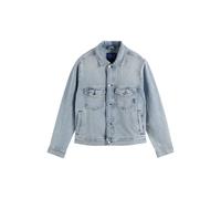 Scotch & Soda Regular Fit Denim Jacket - Blue Story size L | Denim Jackets Outlet | Men | Blue L