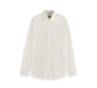 Scotch & Soda Regular Fit Dobby Shirt Swan size XXL | Formal Shirts Outlet | Men XXL