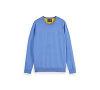 Scotch & Soda Regular-fit Ecovero Blend Crewneck Blue Bonnet size M | Sweaters Outlet | Men | Blue M