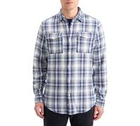Scotch & Soda Regular Fit Flannel Check Shirt Blue White Check size S | Casual Shirts Outlet | Men | Blue S
