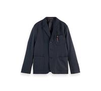 Scotch & Soda Relaxed 3-button Wool-blend Pinstripe Blazer Charcoal Stripe size L | Blazers Outlet | Men | Black L
