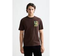 Scotch & Soda Relaxed Fit Front + Back Aw T-shirt Demitasse size S | Print T-Shirts Outlet | Men S