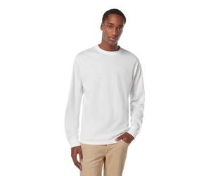 Scotch & Soda Relaxed Fit Logo Long-Sleeved T-Shirt, White 101., S