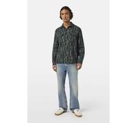 Scotch & Soda Relaxed Fit Patchwork Shirt Navy Check size S | Casual Shirts Outlet | Men | Blue S