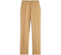 Scotch & Soda Robyn Relaxed Poly Crepe Pant Desert Sand size W27L32 | Straight Pants Outlet | Women | Brown W27L32