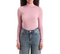 Scotch & Soda Roll Up Neck Long Sleeve T-shirt Cadillac Pink size S | Longsleeves Outlet | Women | Pink