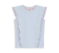 Scotch & Soda S&s Girls Denim Group Y/d Rib Ruffle Fashion Top Lt Blue/pas size M | Shirts Outlet | kids | Blue M